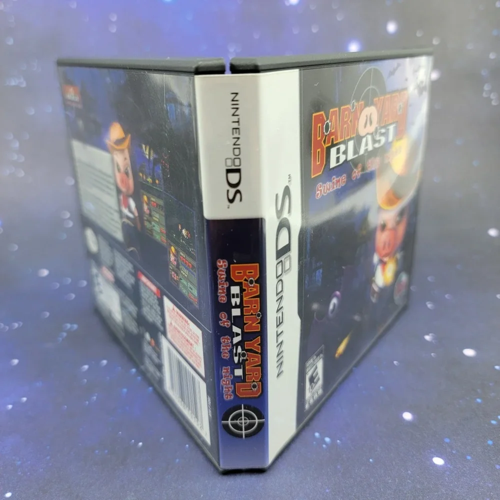Barnyard Blast Swine of the Night Nintendo DS CIB NTR-YQBE-USA DSI Games 2008